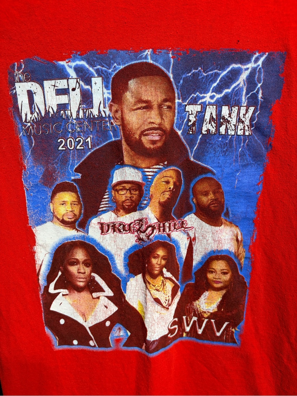 SWV, Tank and Dru Hill R&B Concert Teeshirt